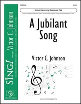 A Jubilant Song SATB choral sheet music cover